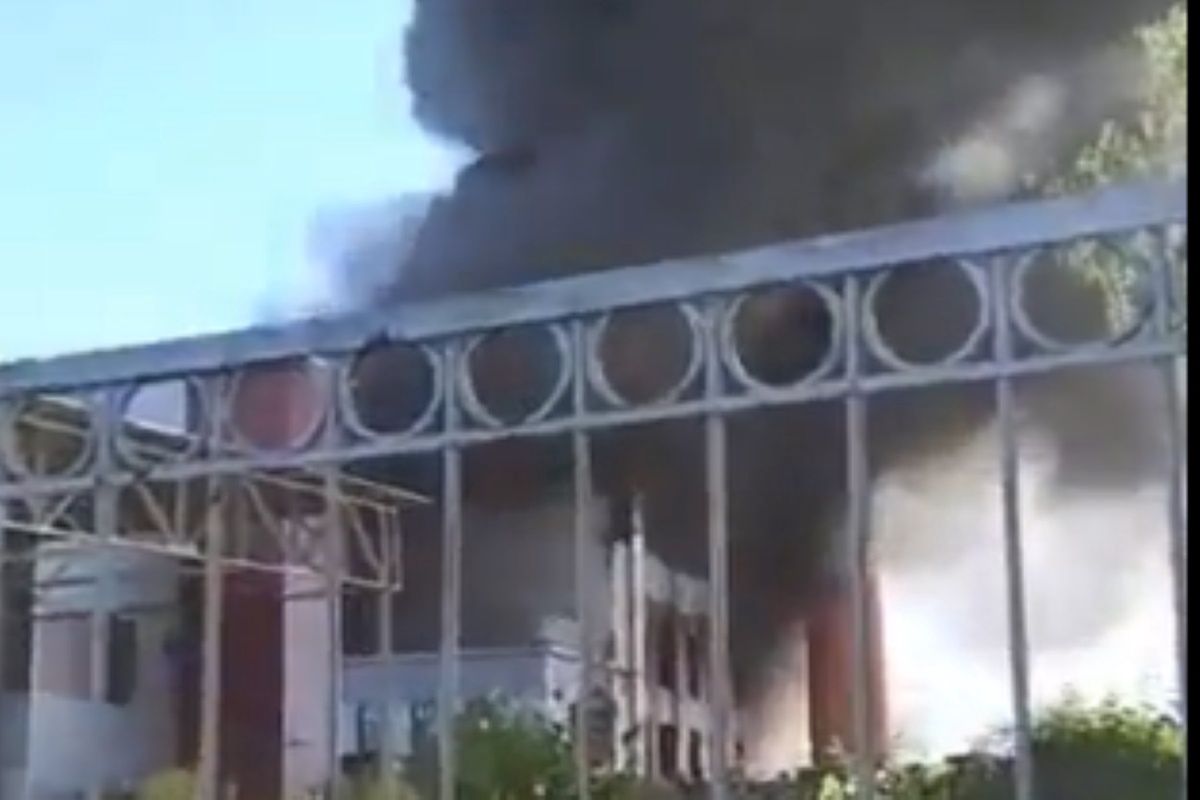 Płonie rosyjska fabryka. Gigantyczny pożar w obwodzie moskiewskim