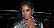 Keke Palmer nagle rozpięła marynarkę. Pokazała brzuch na wizji