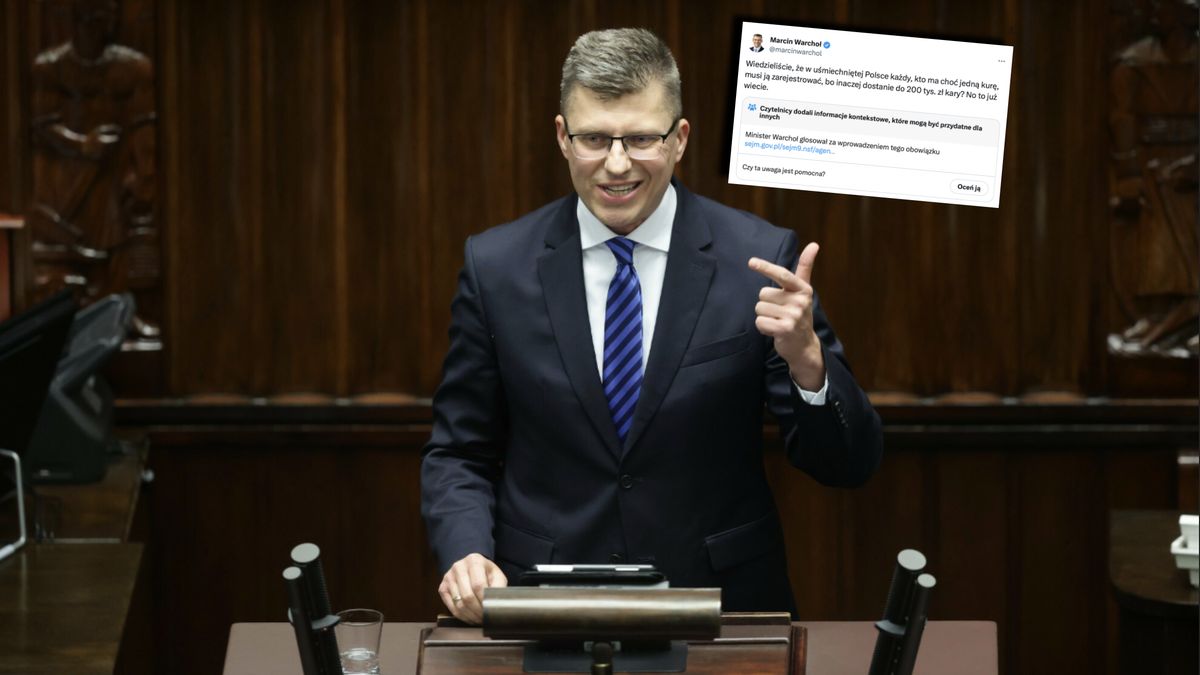 Marcin Warchoł, poseł Suwerennej Polski, opublikował wpis na X
