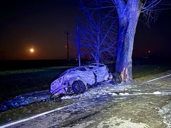 Margońska Wieś: Kierowca uratowany z płonącego auta