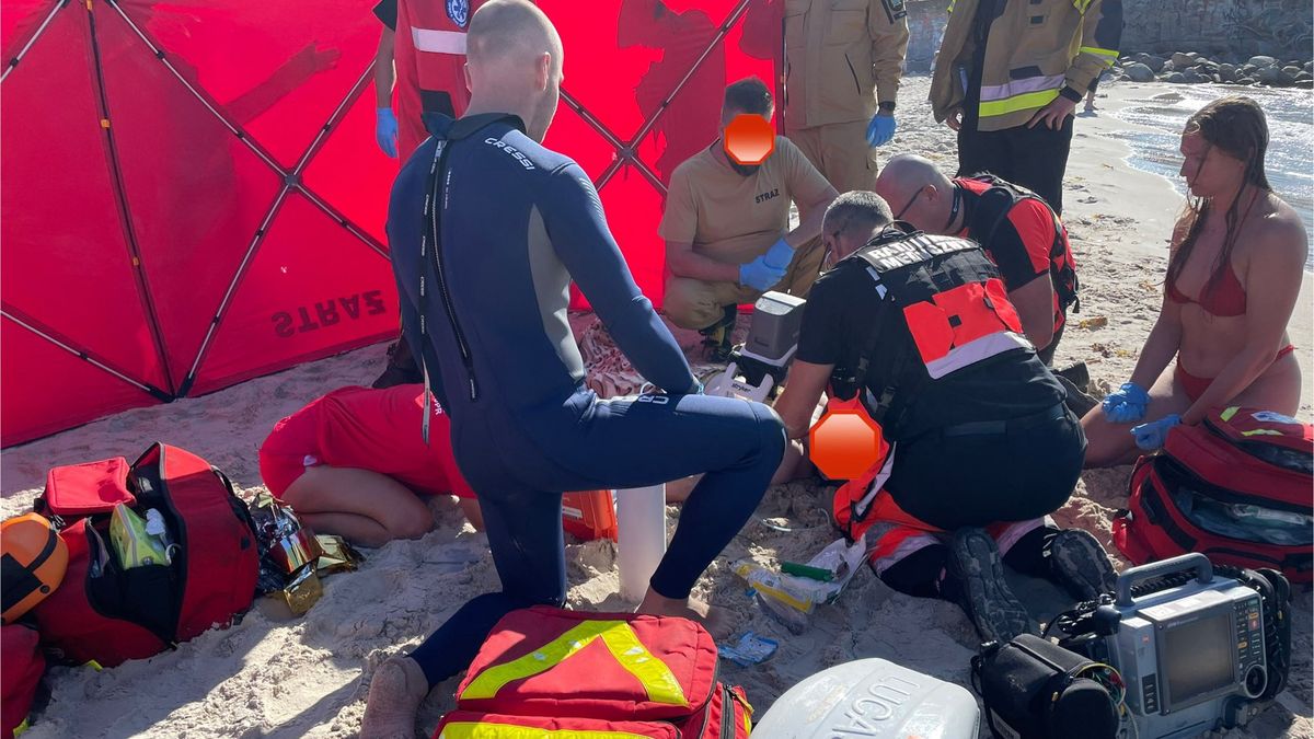 Mężczyzna tonął na Bałtyku