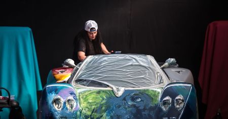 Pagani Zonda S jako dzieło sztuki: wyjątkowa kreacja arabskiej artystki