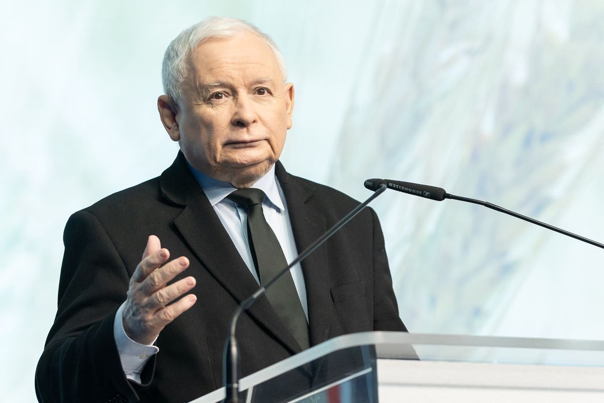 Prezes PiS Jarosław Kaczyński