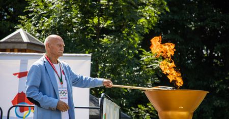 Bielsko-Biała. Olimpijczycy na bulwarach. Zaszczyt dla młodych adeptów sportu
