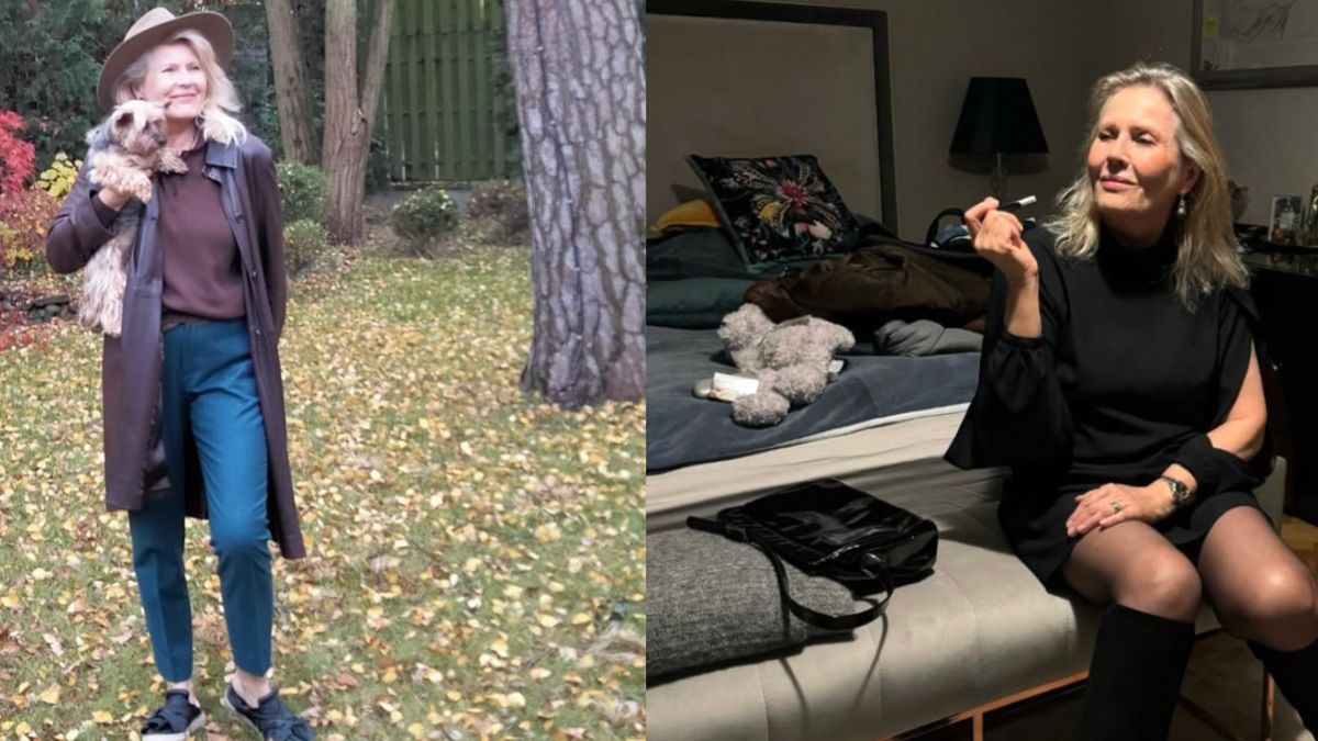 Grażyna Szapołowska może pochwalić sie pięknym domem z ogrodem