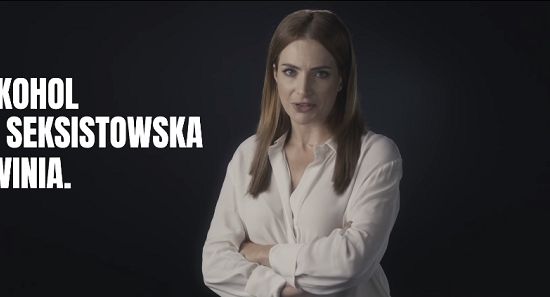 Anna Dereszowska w kampanii samorządu województwa wielkopolskiego przekonuje, że alkohol "traktuje kobiety gorzej"