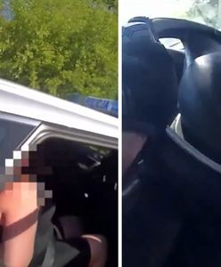 Pościg na S7. W policję leciały butelki i puszki