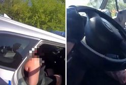 Pościg na S7. W policję leciały butelki i puszki