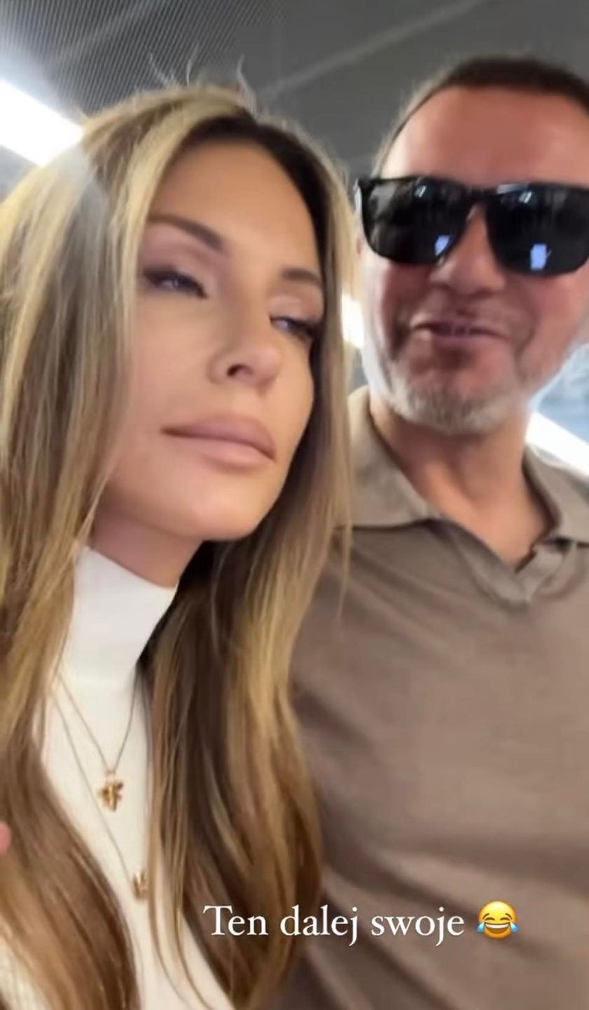 Małgorzata Rozenek i Radosław Majdan