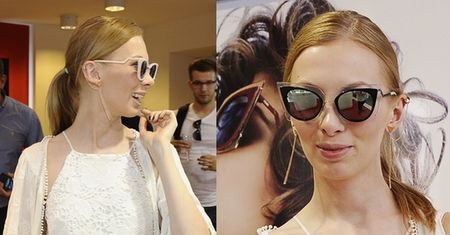 "Charlize Mystery" reklamuje okulary