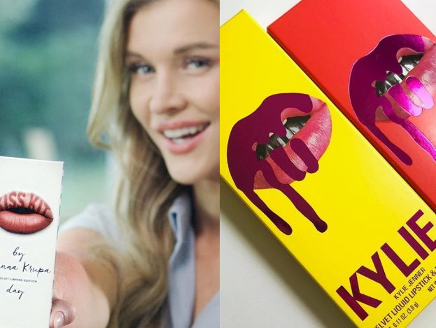 Joanna Krupa zaprezentowała swoją linię pomadek. "KOLEJNA PODRÓBKA KYLIE JENNER"