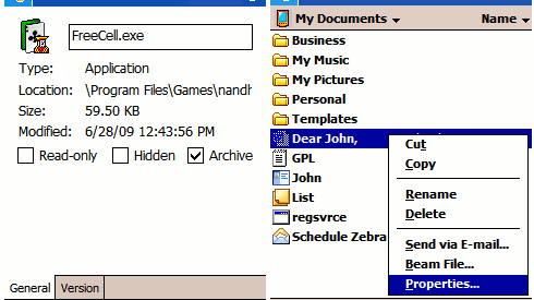 Nowe funkcje eksploratora Windows Mobile 1