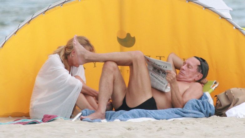 Beata Ścibakówna i Jan Englert