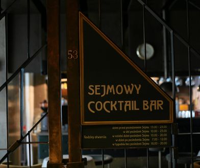 Tanie picie w Sejmie. Ujawniamy ceny w "barze za kratą"