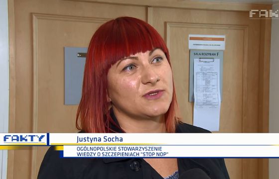 Stowarzyszenie StopNop żąda sprostowania od TVN za nazywanie "antyszczepionkowcami"