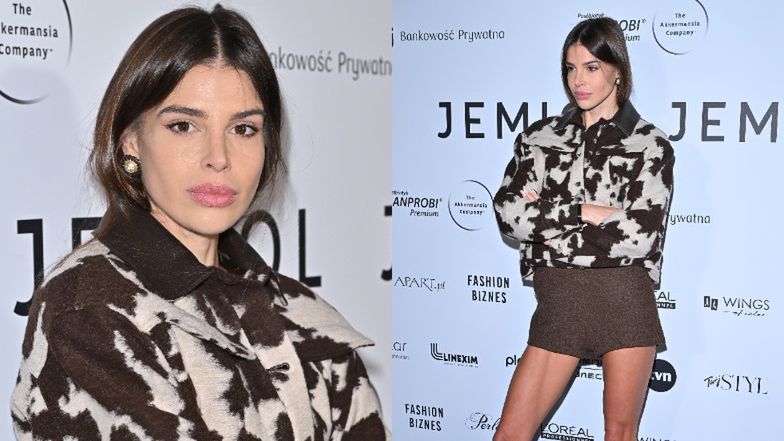 Anna Markowska na pokazie Łukasza Jemioła