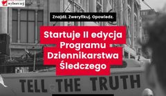 Fundacja Gazety Wyborczej inauguruje drugą edycję Programu Dziennikarstwa Śledczego