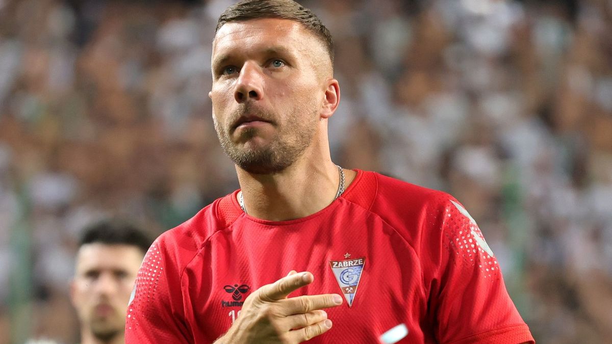 Na zdjęciu Lukas Podolski
