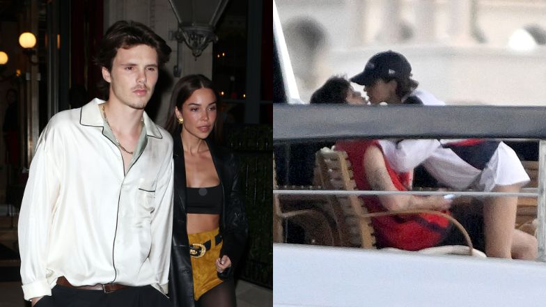 Cruz Beckham obściskuje się ze starszą o dekadę partnerką