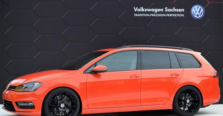 Mocny Volkswagen Golf Variant na Wörthersee 2014