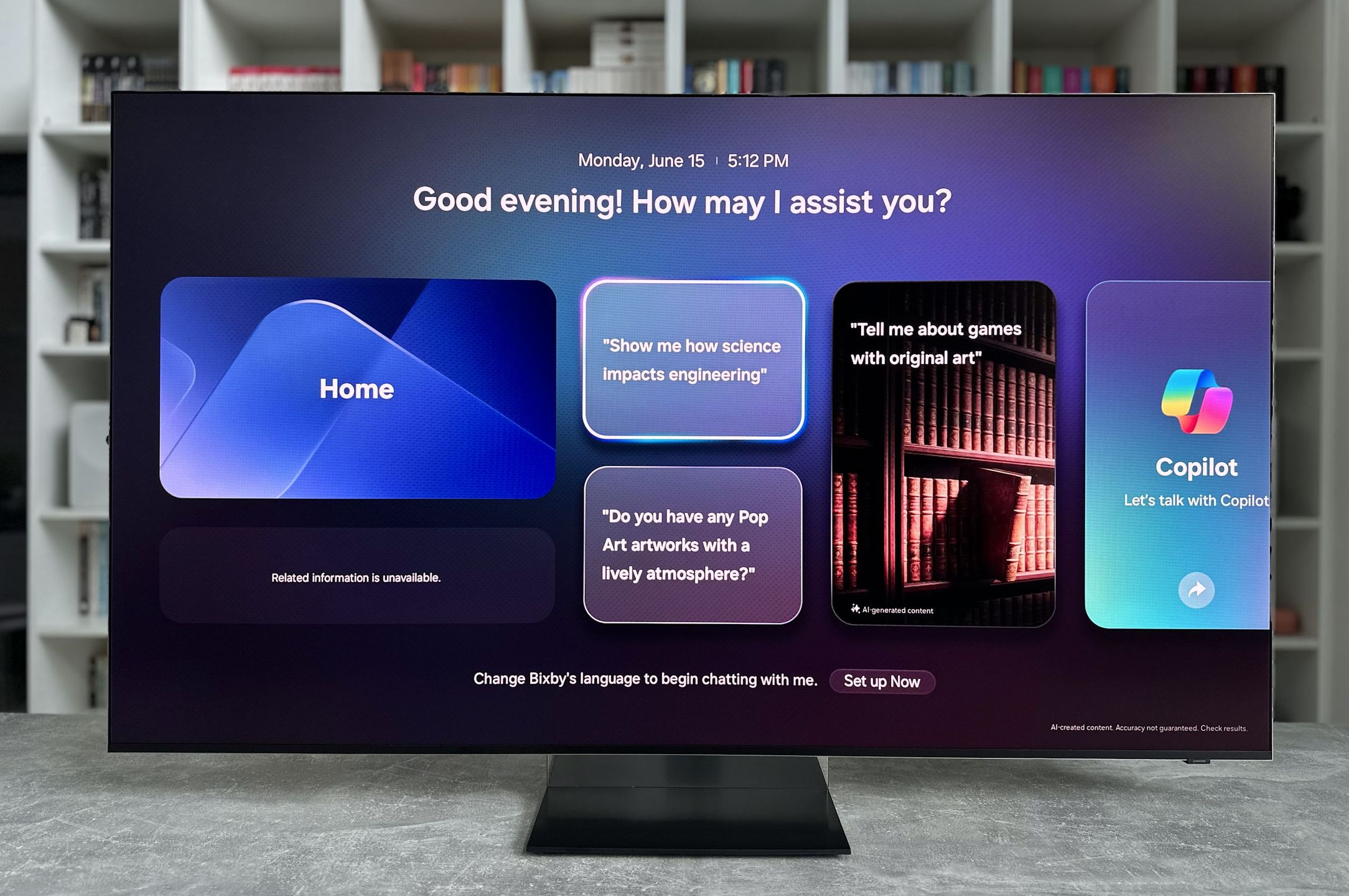 Samsung Micro RGB 65R95H - panel AI