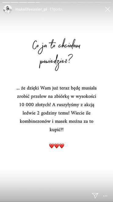 Kasia Tusk wspiera walkę z koronawirusem