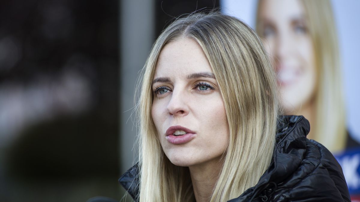 Aleksandra Gajewska attends to the press conference outside
WARSAW, MAZOWIECKIE, POLAND - 2023/10/10: Aleksandra Gajewska attends to the press conference outside the Warsaw School of Economics. Outside the Warsaw School of Economics, a press conference was held of the two candidates for MP of the Civic Platform - Civic Coalition (PO, KO) in the upcoming parliamentary election (October 15), Aleksandra Gajewska and Andrzej Domanski. The topic of the press conference was the election proposals of the Civic Coalition for students and young voters. After the conference, A. Gajewska and A. Domanski encouraged students and passers-by to participate in the parliamentary elections. (Photo by Attila Husejnow/SOPA Images/LightRocket via Getty Images)
SOPA Images
aleksandra gajewska, warsaw school of economics, school of economics, elections, upcoming, parliamentary election, civic coalition, po, ko, candidates