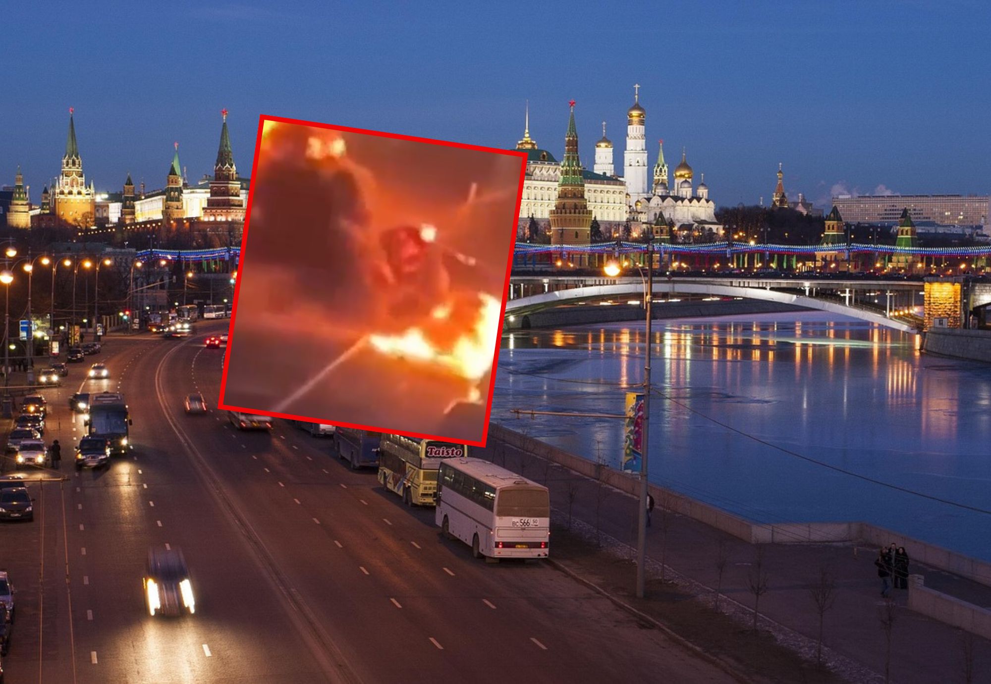 Ukraińskie drony nad Moskwą