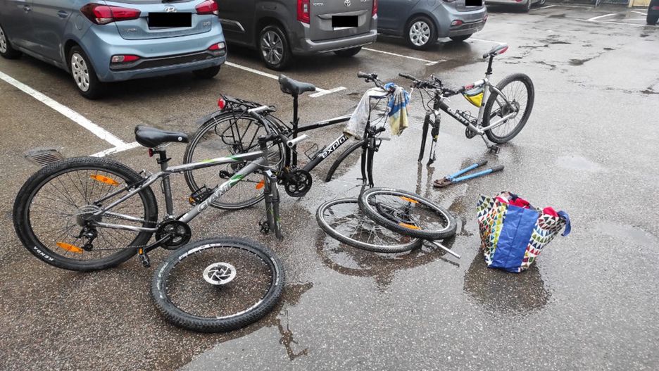 Mazowieckie. Zabezpieczone przez policjantów rowery