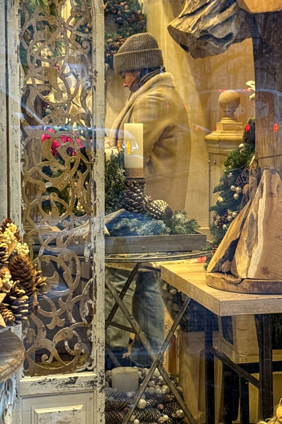 Anna Mucha w kwiaciarni