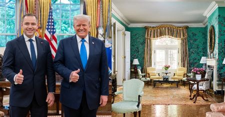Karol Nawrocki poleciał spotkać się z Donaldem Trumpem. Zatrzymał się w LUKSUSOWEJ rezydencji w Waszyngtonie