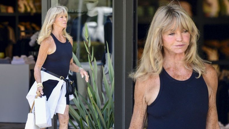 Goldie Hawn była widziana na ulicach Brentford
