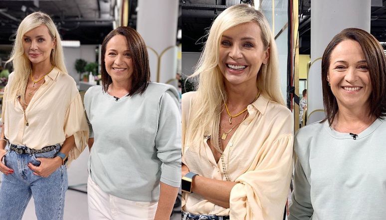 Agnieszka Woźniak Starak i Ewa Drzyzga w "DDTVN"