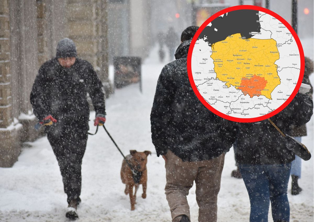 Uwaga na śnieżyce w Polsce. Nadciąga niż Brygida