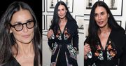 Szykowna Demi Moore nadrabia kulturalne zaległości w Londynie