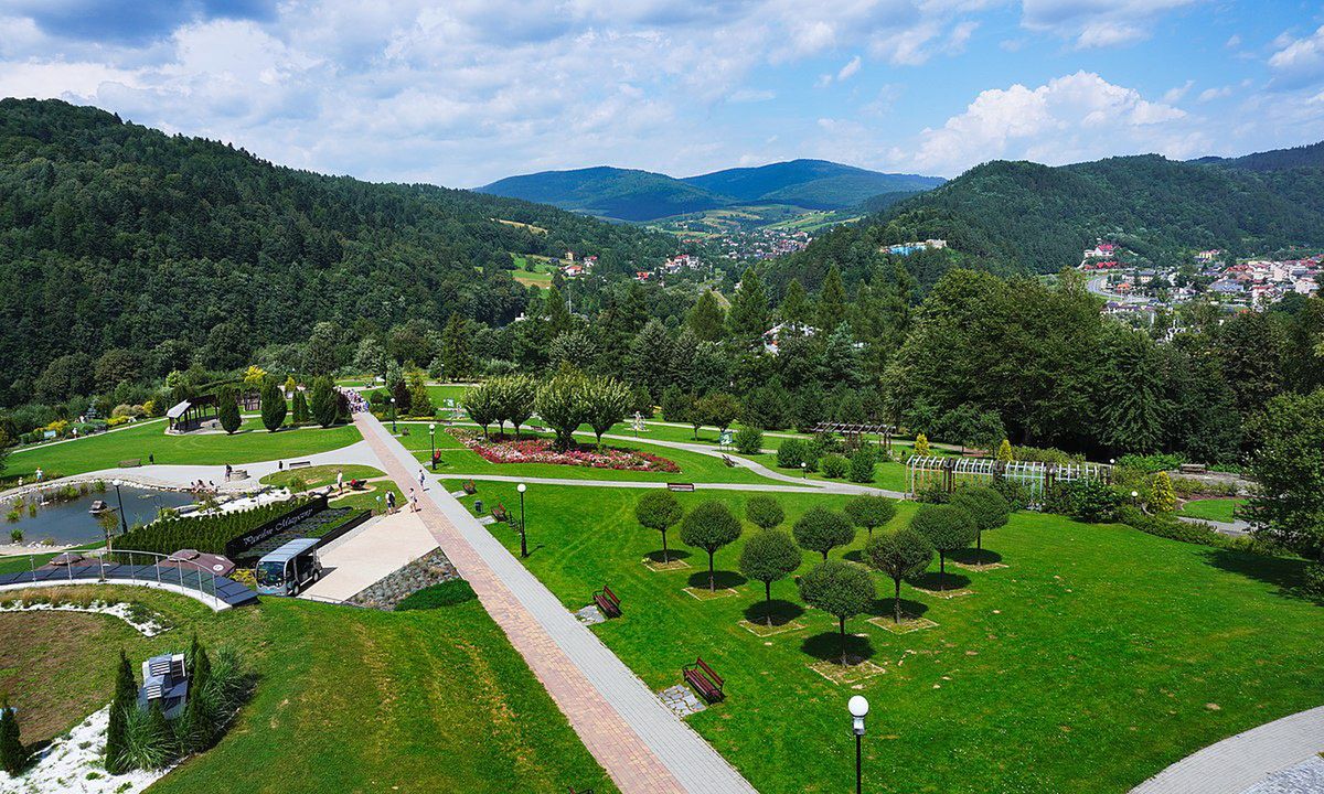 Muszyna/ park zdrojowy