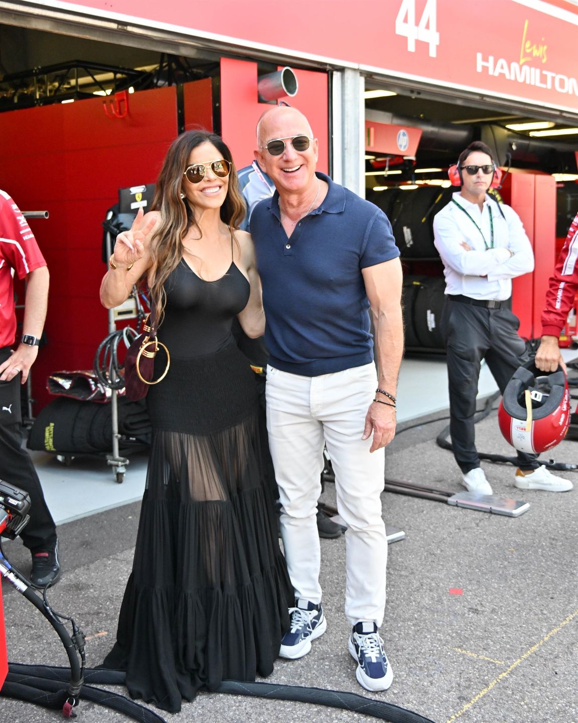 Jeff Bezos i Lauren Sánchez