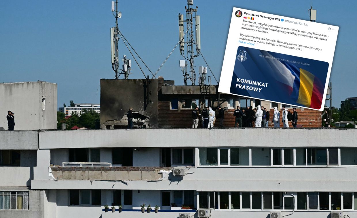 Rosyjski dron uderzył w dom w Rumunii: DORSZ reaguje na incydent