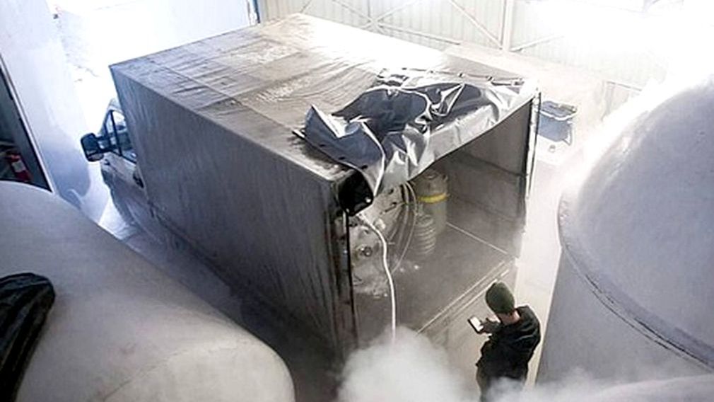 W magazynie znaleziono dziesiątki ciał i ludzkich narządów