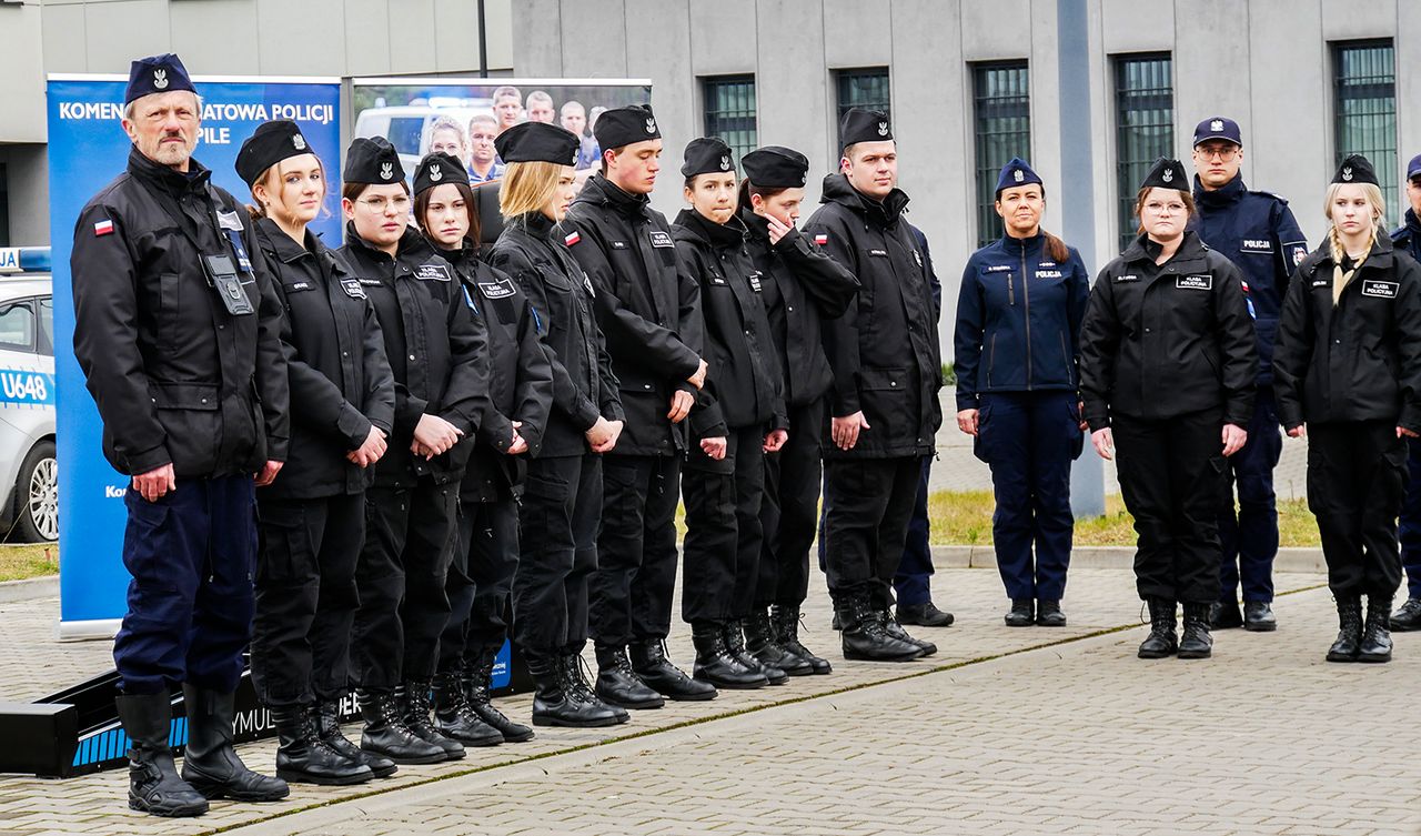 Policja, symulator dachowania, starosta