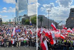 Jeden marsz dużo większy. Ratusz podał dane ws. frekwencji [RELACJA NA ŻYWO]