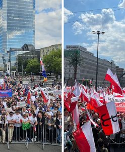 Jeden marsz dużo większy. Ratusz podał dane ws. frekwencji [RELACJA NA ŻYWO]