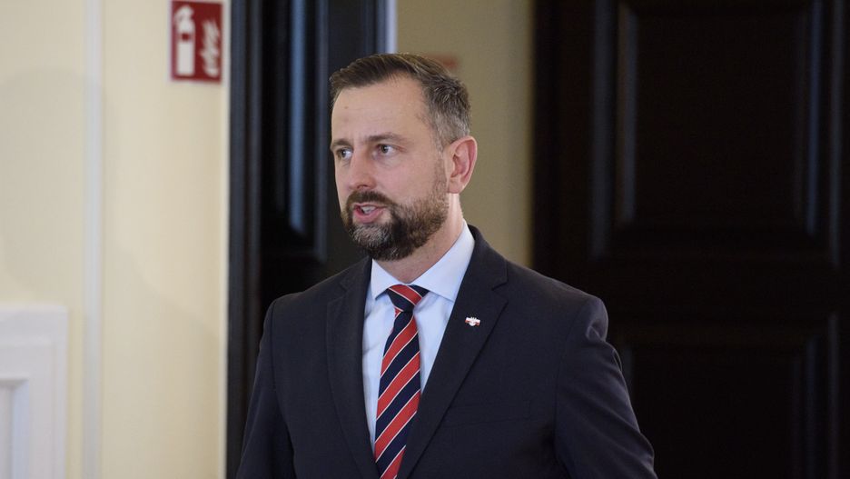 Polish Deputy Prime Minister and Defence Minister Wladyslaw Kosiniak-Kamysz  arrives at the weekly Ministerial meeting in Warsaw, Poland, on October 29, 2024.