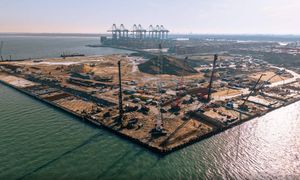 W Gdańsku rośnie gigant. Powstający terminal zaskakuje skalą