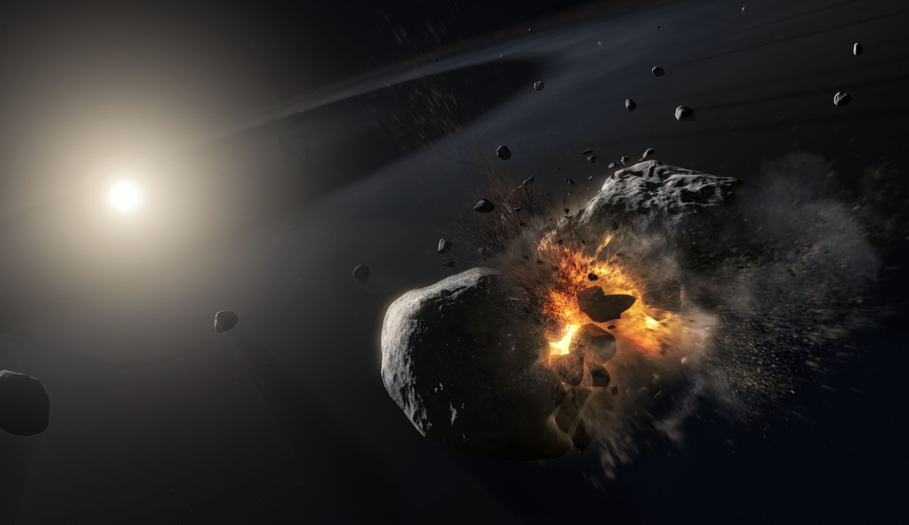 Wizualizacja tajemniczego obiektu, który zniknął z pola widzenia Teleskopu Hubble'a