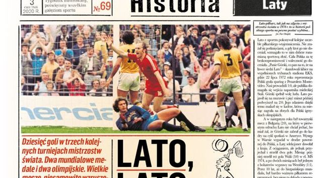 Piątkowy „Przegląd Sportowy” z dodatkiem archiwalnym na urodziny Grzegorza Laty