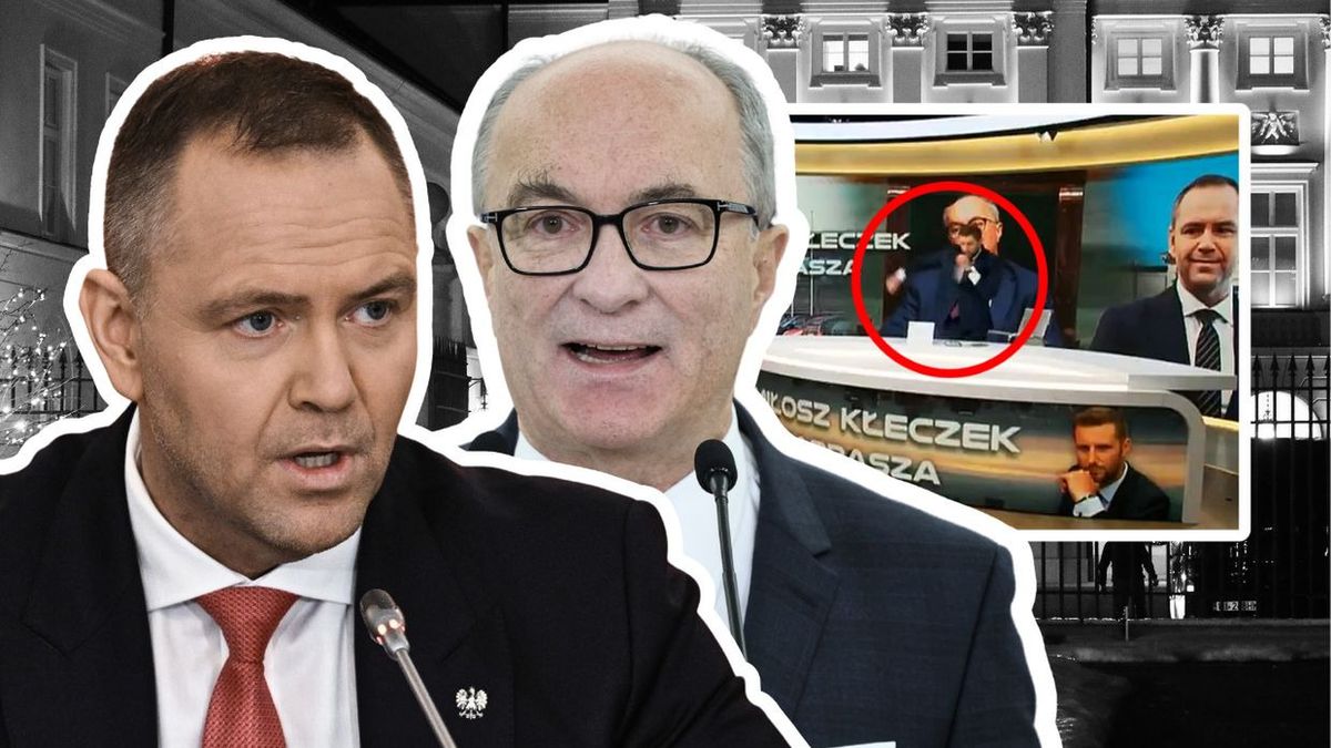 Kuriozalna scena w TV Republice