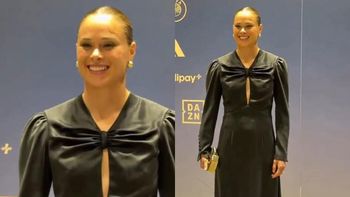 Ewa Pajor zadała szyku na 70. gali Złotej Piłki, zjawiając się w posągowej czerni ze ZMYSŁOWYM wycięciem (FOTO)