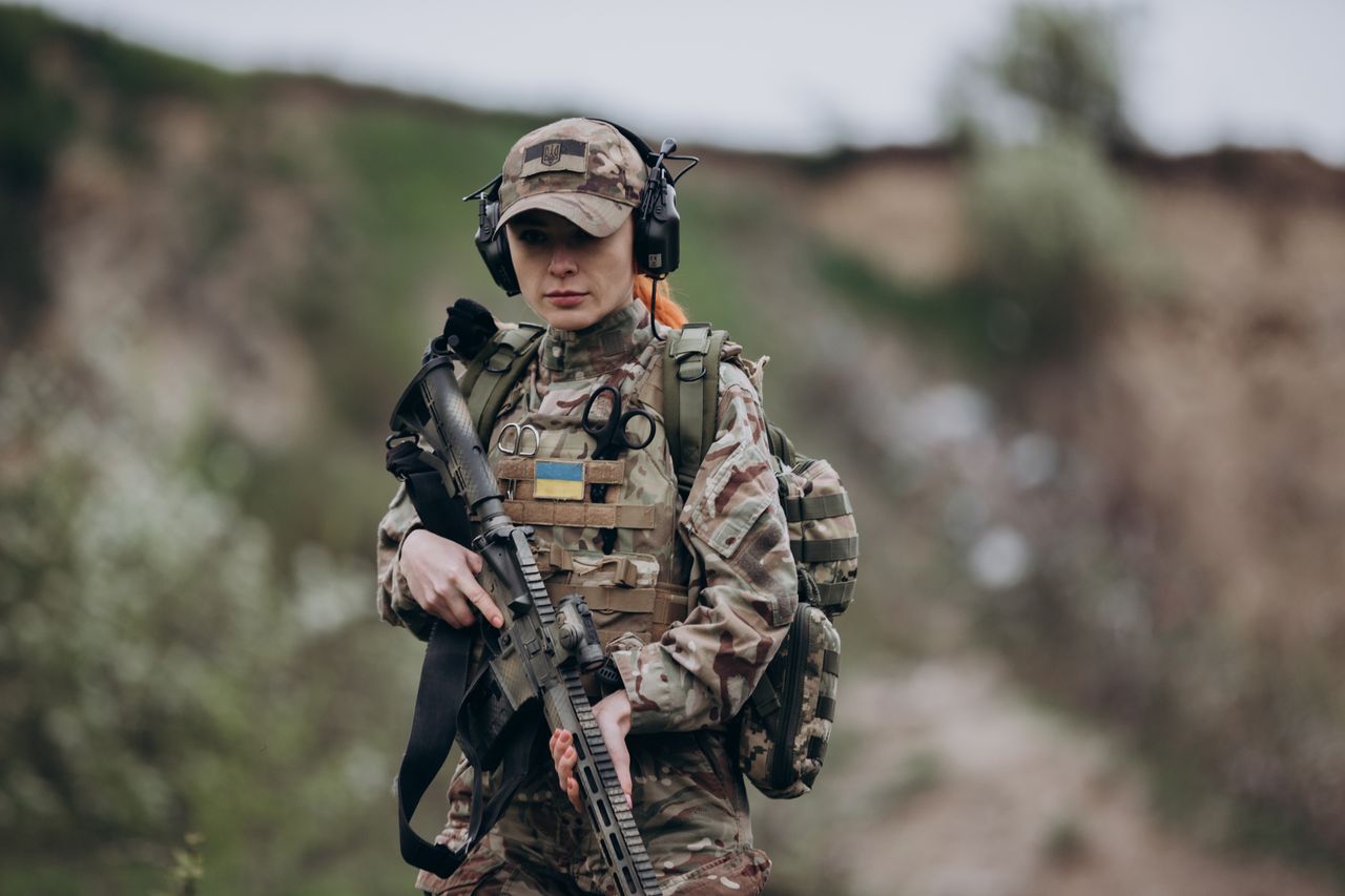 Women in the Ukrainian army. Witches of Bucha in action