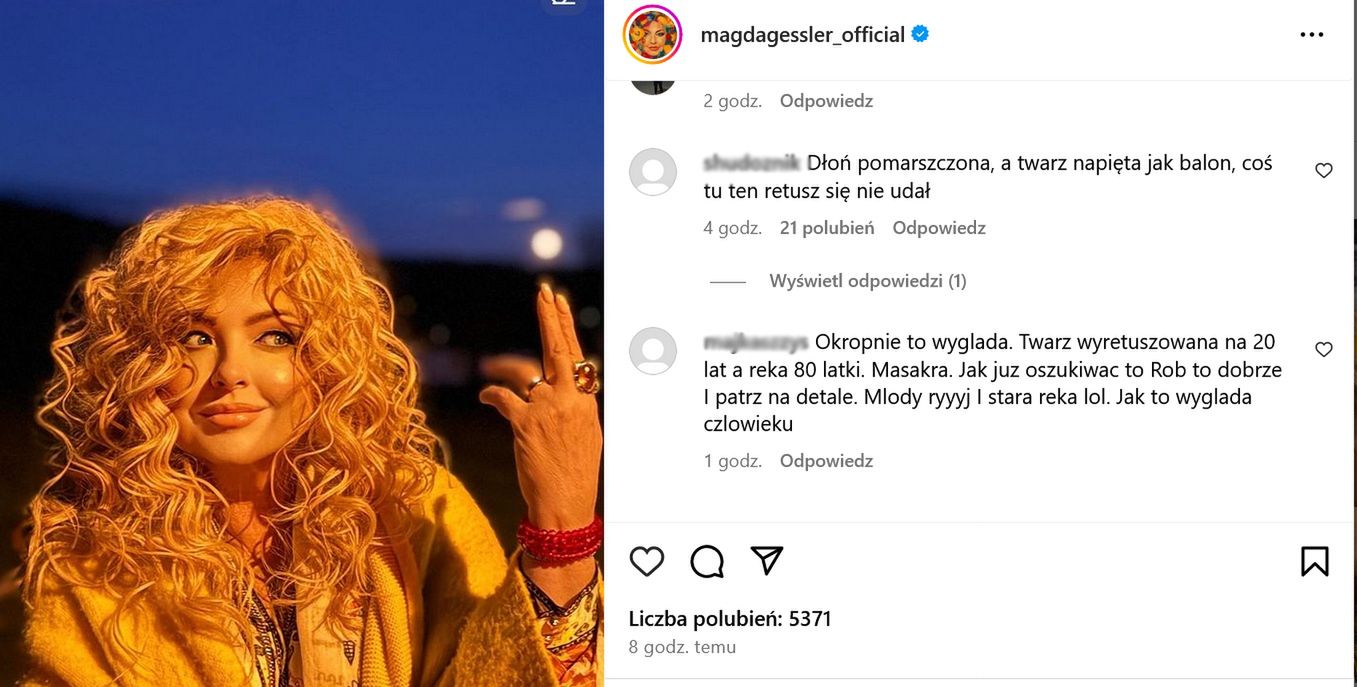 Magda Gessler przesadziła z retuszem?
